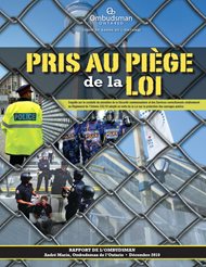 Couverture du rapport Pris au piège de la loi