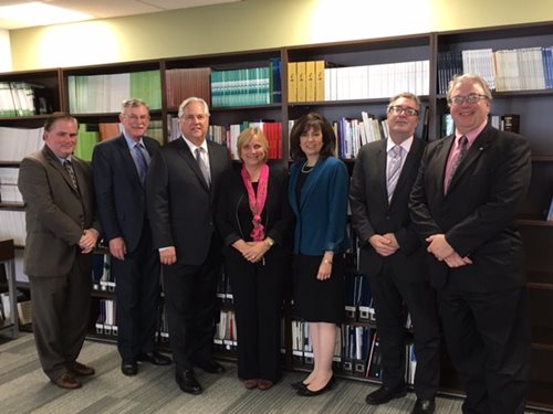 Ontario Ombudsman Paul Dubé and other officers of the legislature