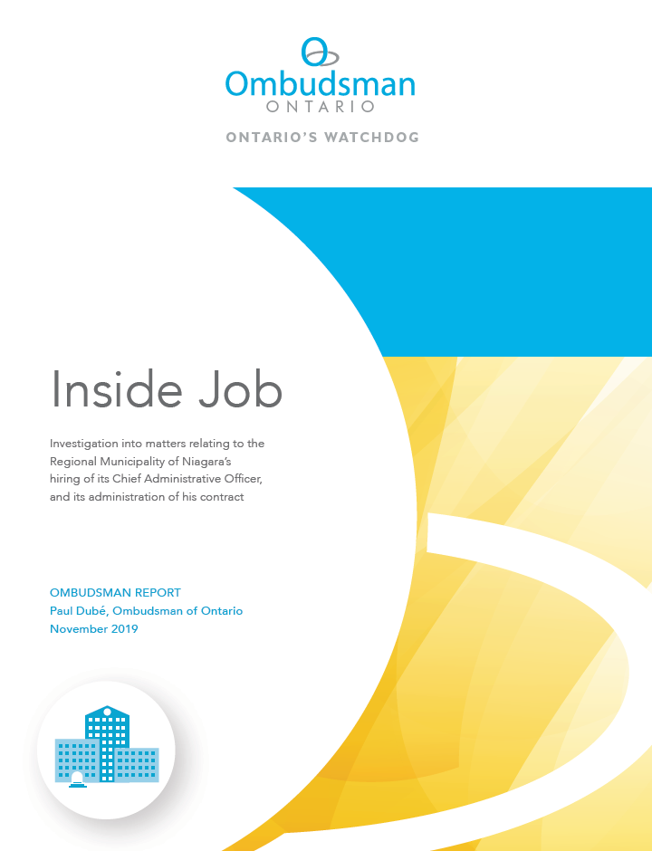 Inside Job - Ontario Ombudsman
