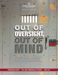 cover of Out of Oversight Out of Mind report