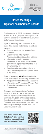 Link to Local Services Boards