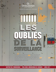 Couverture du rapport Les oubliés de la surveillance