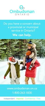Link to Do you have a concern about a provincial or municipal service in Ontario? brochure