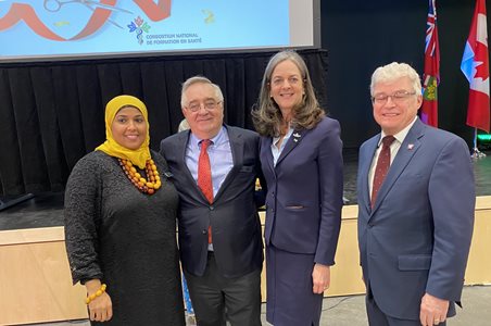 January 30, 2020: Commissioner Kelly Burke attends the opening of the Maison de la francophonie, Ottawa.