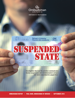 Cover of report "Suspended State"