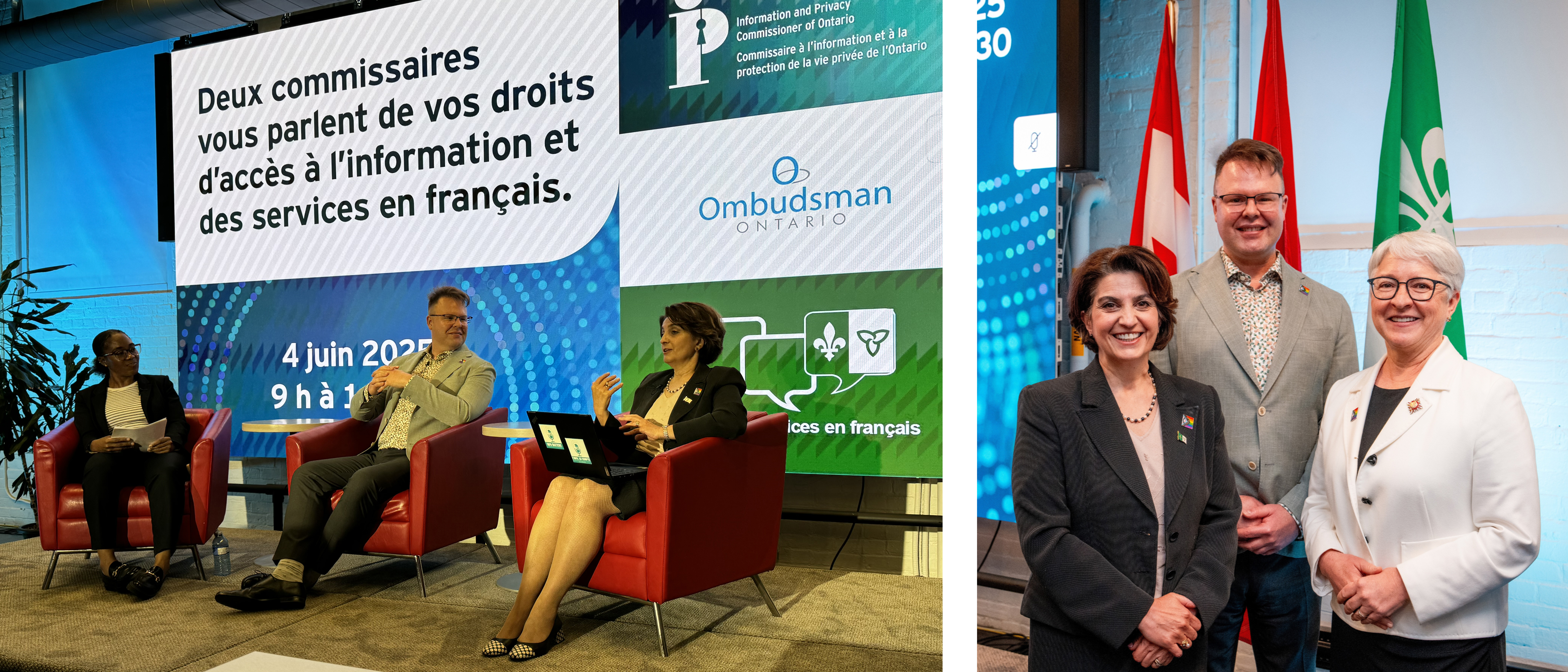 FLS and IPC Commissioners during panel and with LG