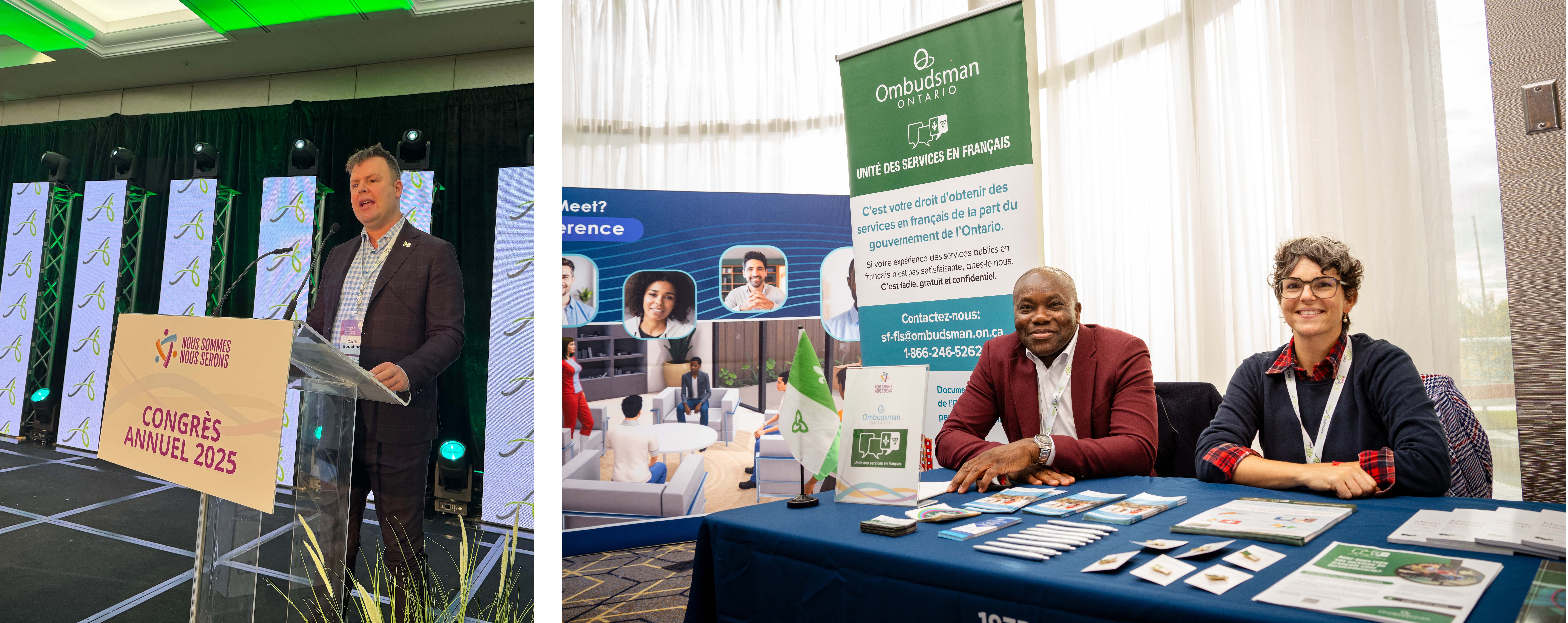 Commissioner and members of the FLS Unit at the AFO annual conference