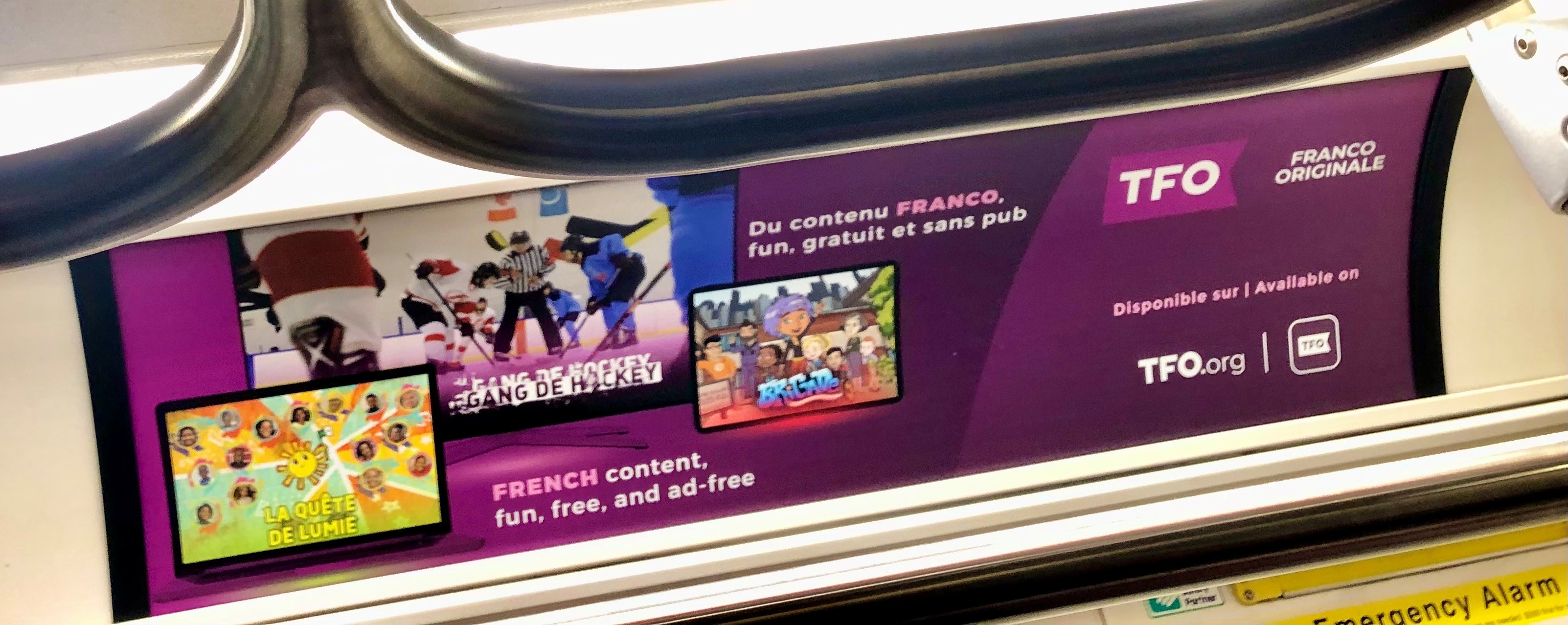 a TFO Media Group bilingual advertising campaign