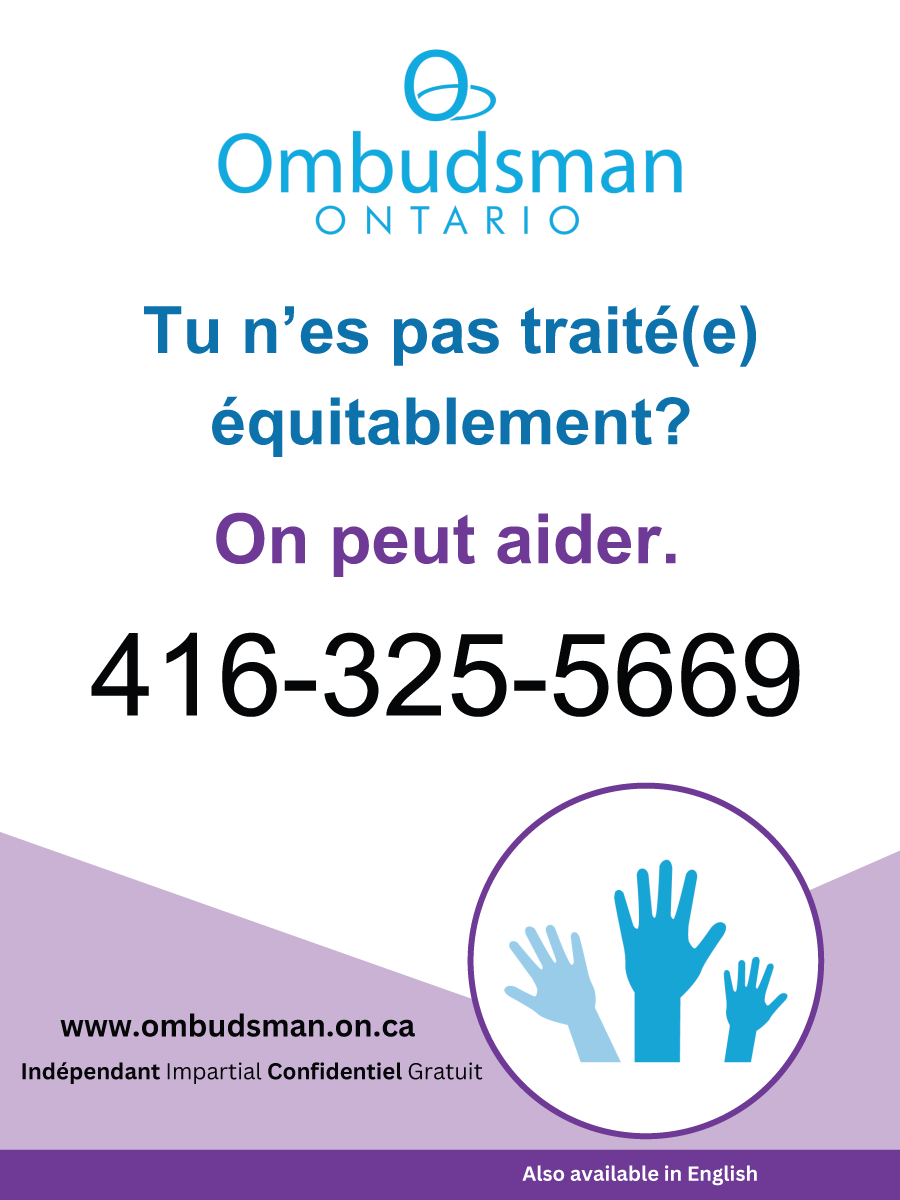 Enfants et jeunes - Affiche - Tu n'es pas traité(e) équitablement
