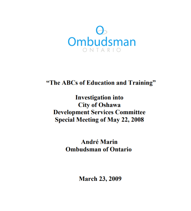 Cover of report, The ABCs of Education and Training