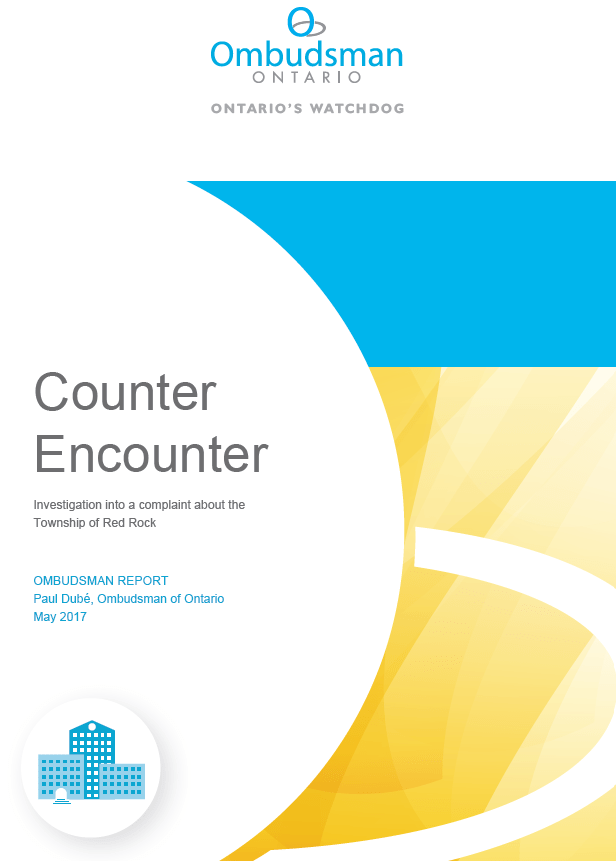 Cover of report, Counter Encounter
