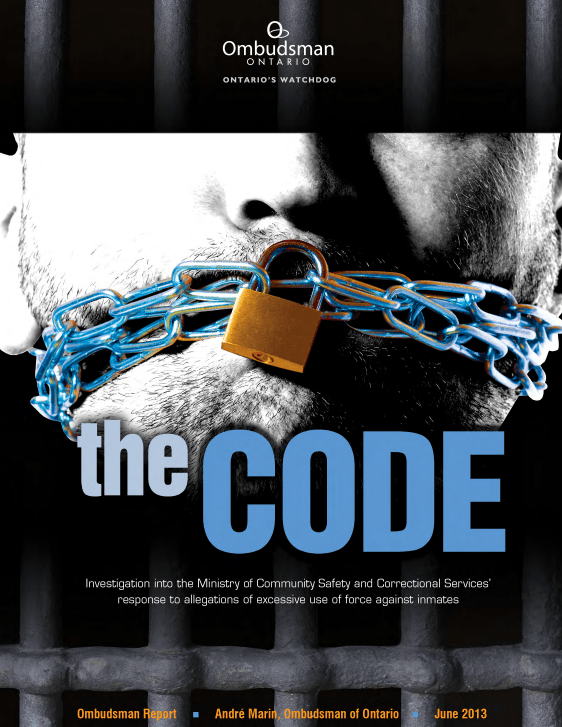 Cover of report, The Code