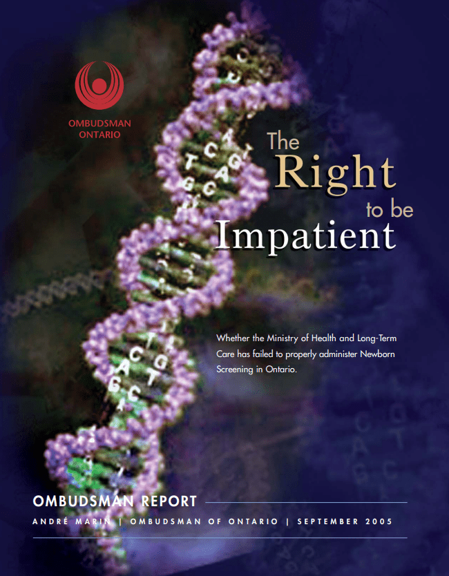 Cover of report, The Right to be Impatient