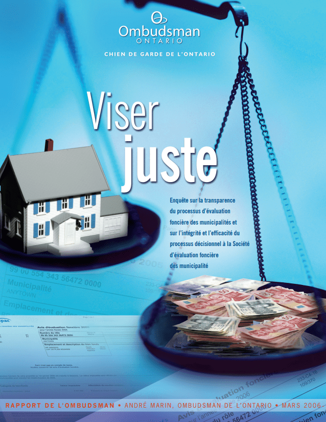 Couverture du rapport, Viser juste