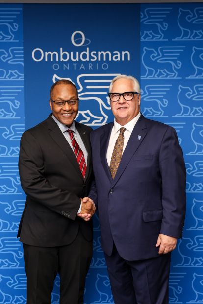 Ombudsman with Ontario Chief Justice Michael Tulloch
