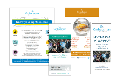 A collection of Ombudsman Ontario's Children and Youth Unit resources 
