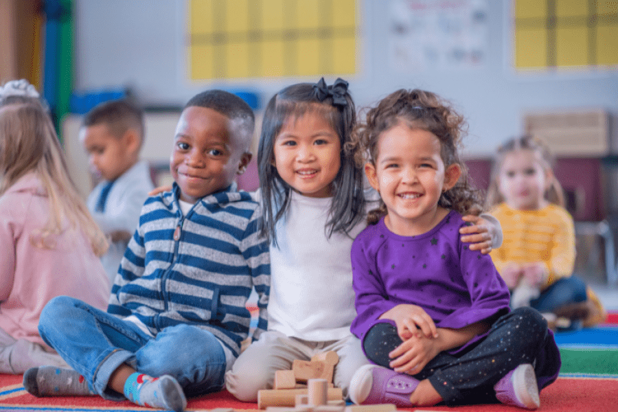 Image of young children at a daycare centre